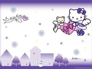 Mimmy And Hello Kitty: Wallpapers Hello Kitty Winter