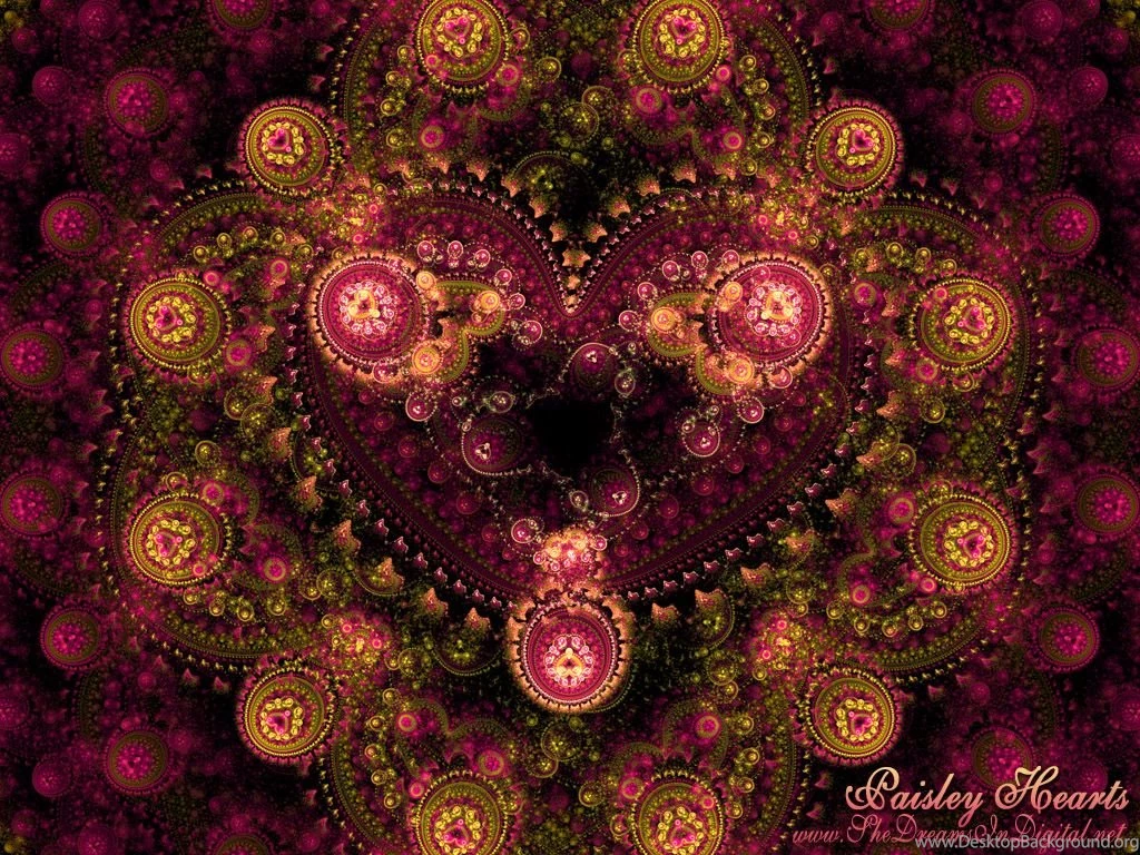 Paisley Hearts Wallpapers By Sya On DeviantArt