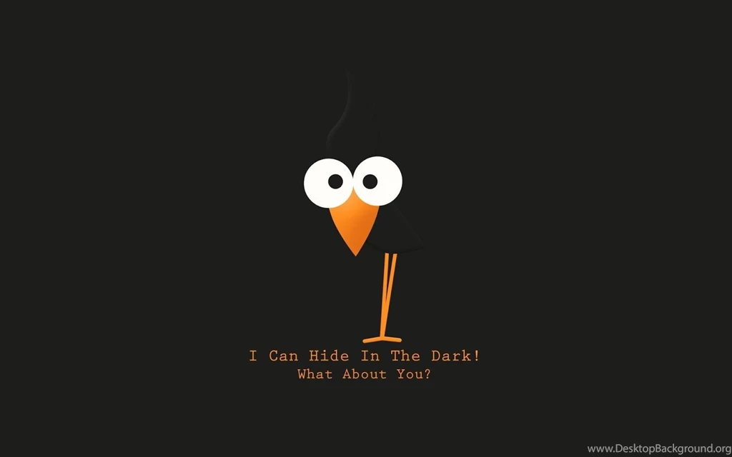 Bird With Funny Text HD Desktop Wallpapers