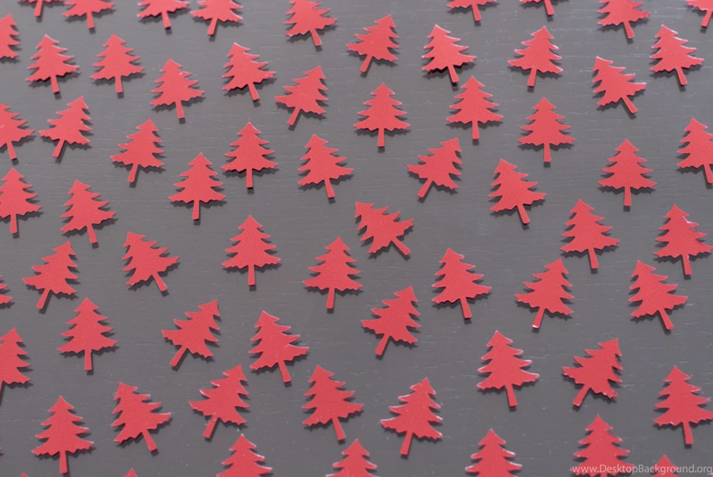 Photo Of Red Christmas Trees