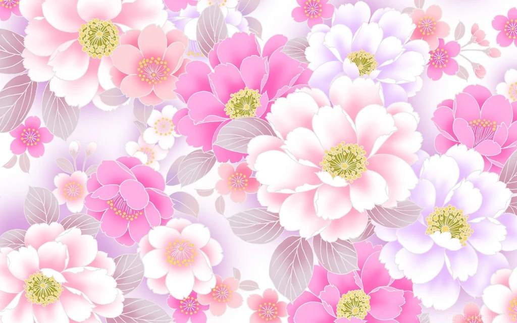 Pink Floral Backgrounds Wallpapers 253885