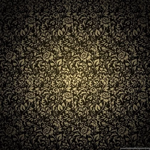 Black Pattern Vintage Backgrounds Vector 04 Vector Backgrounds ...