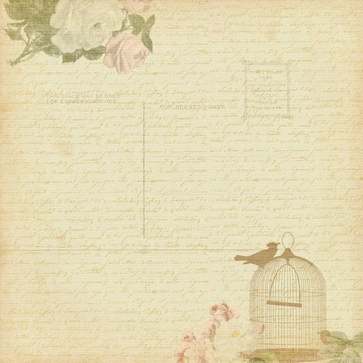 Lovely Bird Cage Vintage Backgrounds