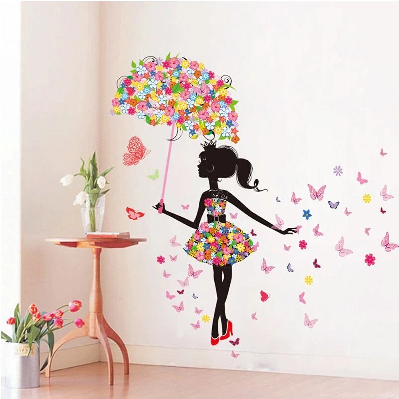 Compare Prices On Pink Butterfly Wallpapers Online Shopping/Buy ...