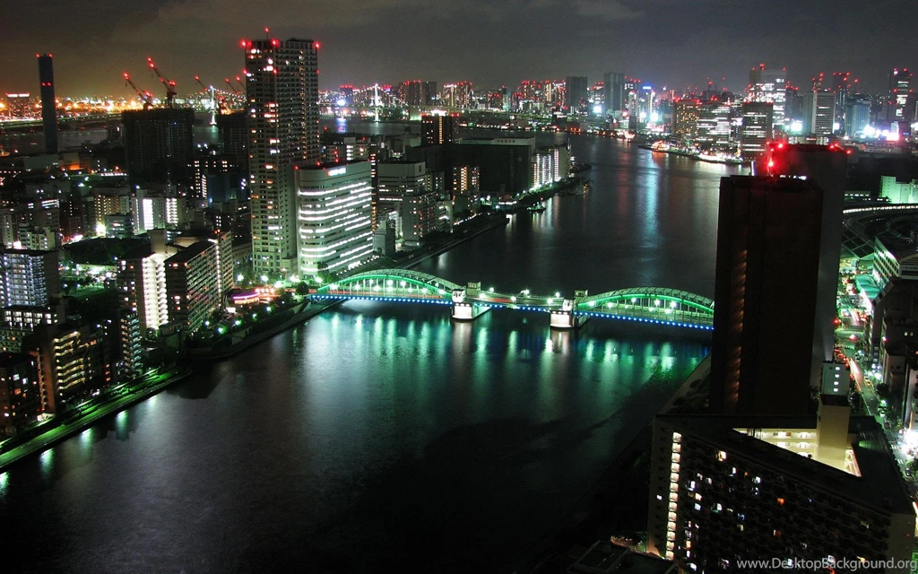 Tokyo Panorama Dual Monitor HD Desktop Wallpapers : Widescreen ...