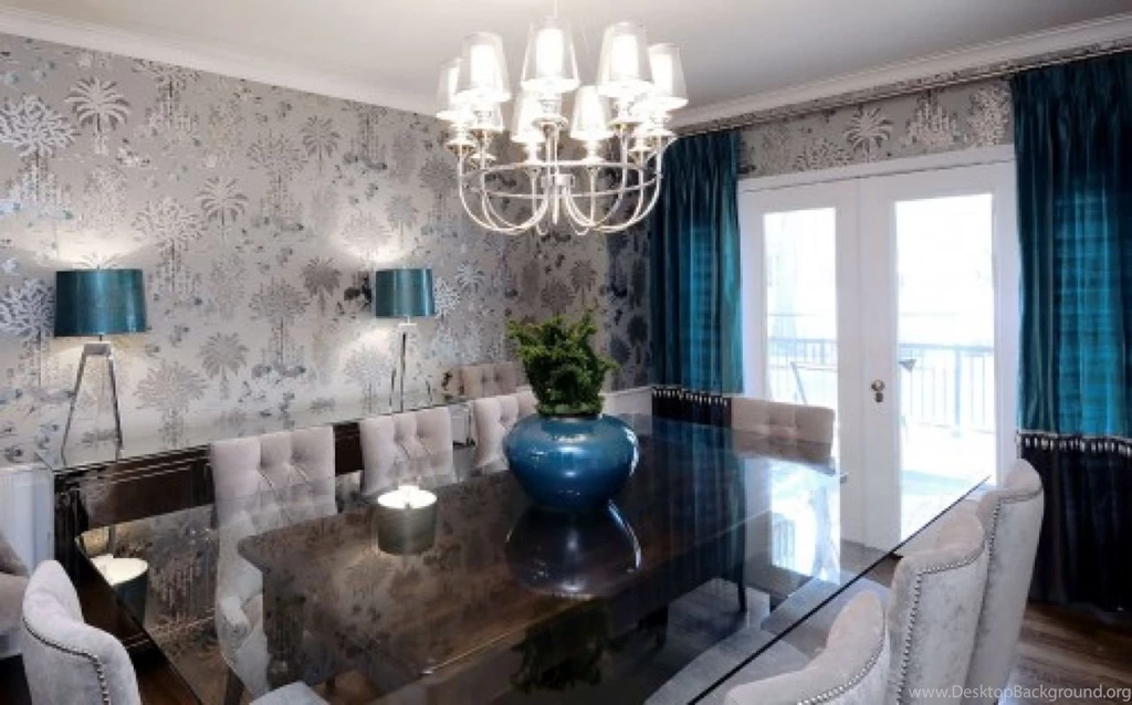 Modern Dining Room Wallpapers Furniwego Interior Regarding ...