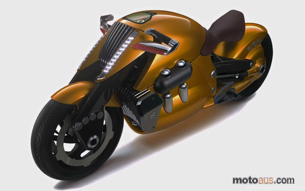 Suzuki Biplane Concept Bike 1680x1050   Motoaus.com