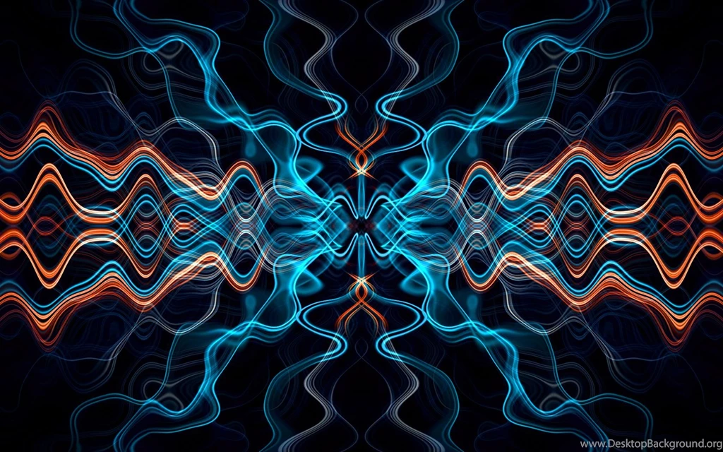 Wavy Blue Orange Wallpapers By KittenKiss On DeviantArt