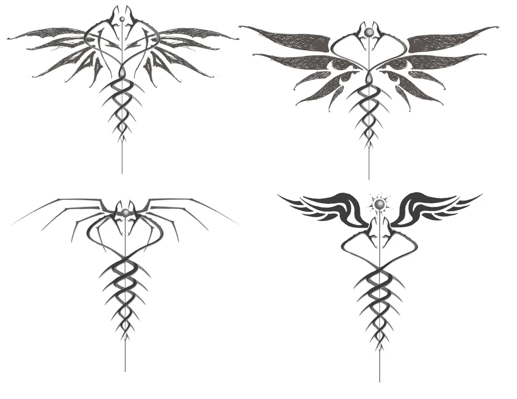 Tribal Caduceus By Exnihilonihil On DeviantArt