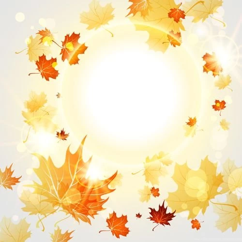 Bright Autumn Leaves Vector Backgrounds 09 Vector Backgrounds ...
