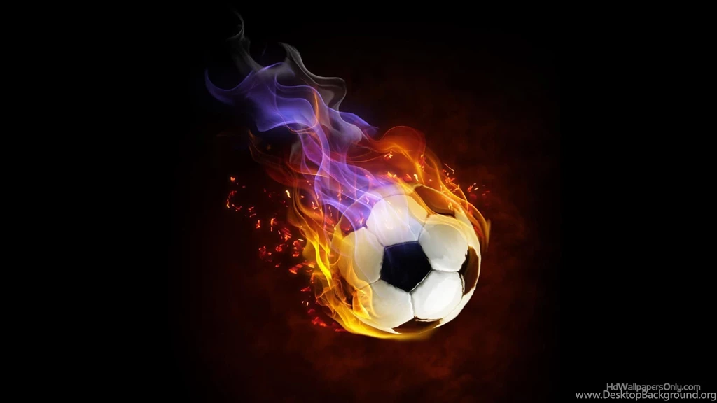 Flaming Soccer Ball
