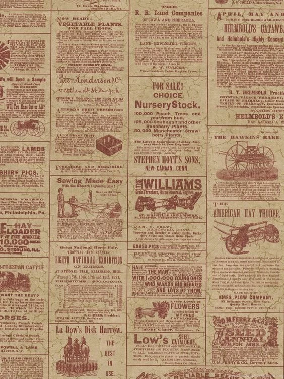 Love This Vintage Newspaper Print Wallpaper! Pattern Repeat: 20.5 ...