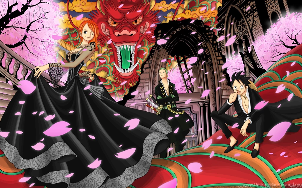 Roronoa Zoro Monkey D Luffy Nami Wallpapers Dekstop Wallpapes HD