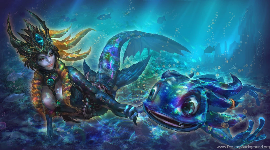 Nami & Fizz Fan Art League Of Legends Wallpapers