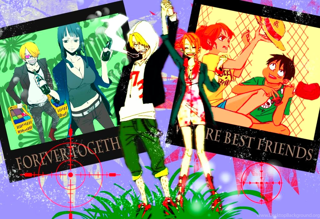 Wallpapers Sanji, Nami, Robin Luffy By MeiniNami On DeviantArt