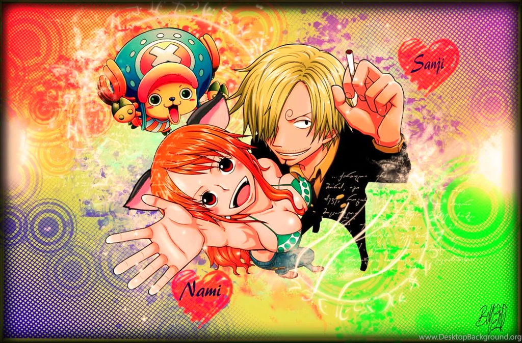 Wallpapers Nami And Sanji By MeiniNami On DeviantArt