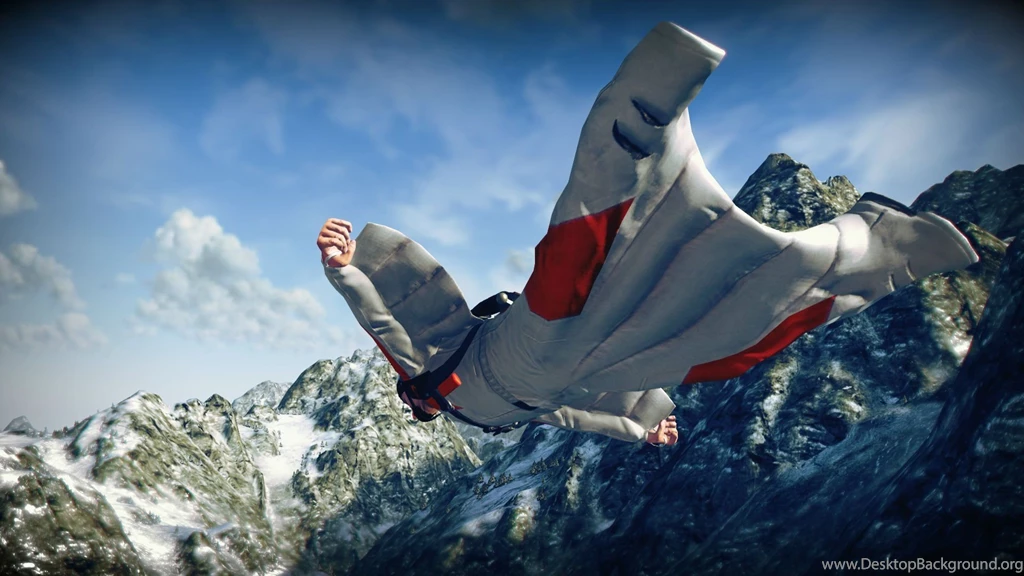 Wingsuit Parachute Flying Fly Flight Extreme Birdman Diving ...
