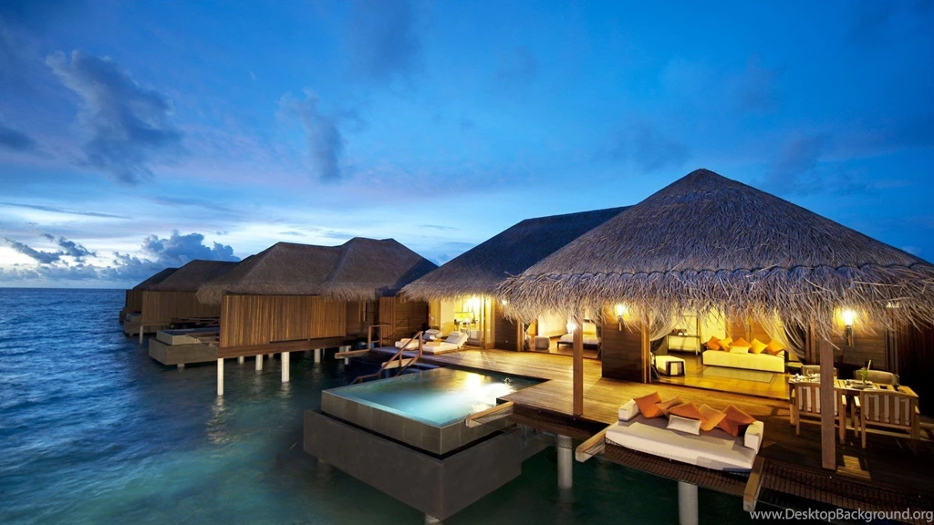 Nature Summer Maldives Hotels Wallpapers