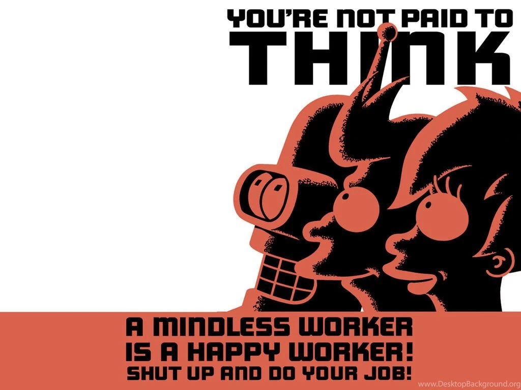 Futurama Propaganda Poster Wallpaper Backgrounds
