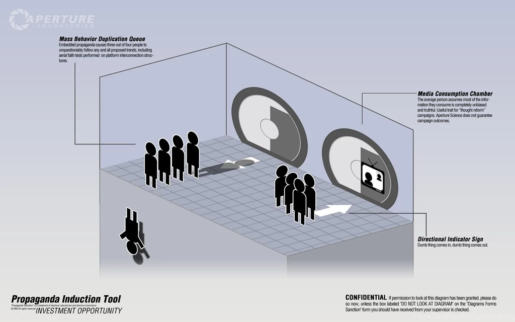 DeviantArt: More Like Portal 2 Propaganda Induction By Wistfulwriter