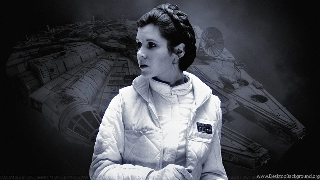 Carrie Fisher Princess Leia Paint By Dave Daring On DeviantArt