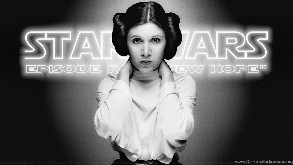 Carrie Fisher Princess Leia Poster By Dave Daring On DeviantArt