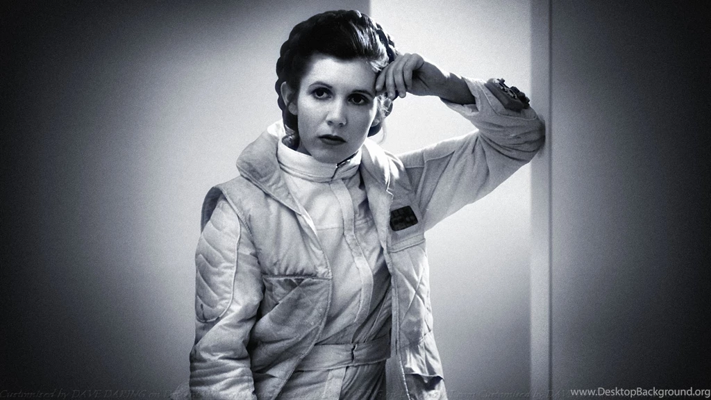 Carrie Fisher Princess Leia Paint By Dave Daring On DeviantArt