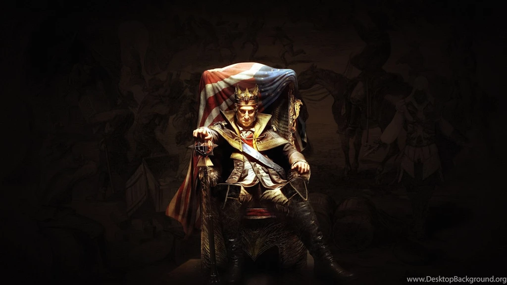 Made A Wallpapers Of Evil George Washington For My Desktop, Maybe ...