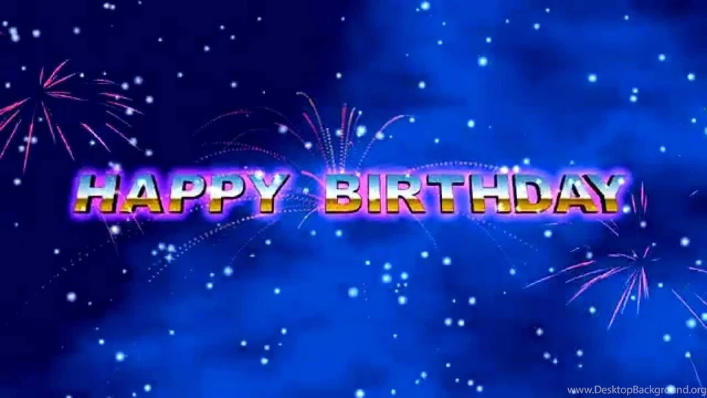 HAPPY BIRTHDAY Animation 4Min. SCREEN SAVER For Your Party YouTube