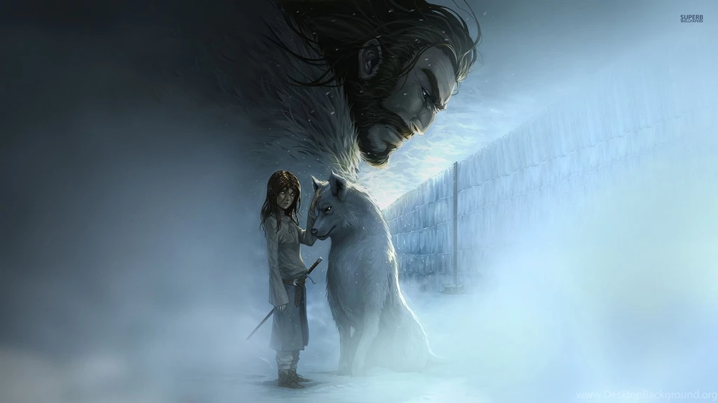 Arya Stark And Nymeria Wallpapers TV Show Wallpapers