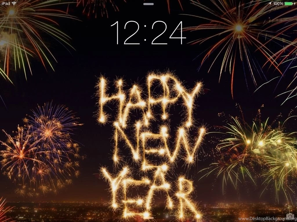 Happy New Year iPad Wallpapers