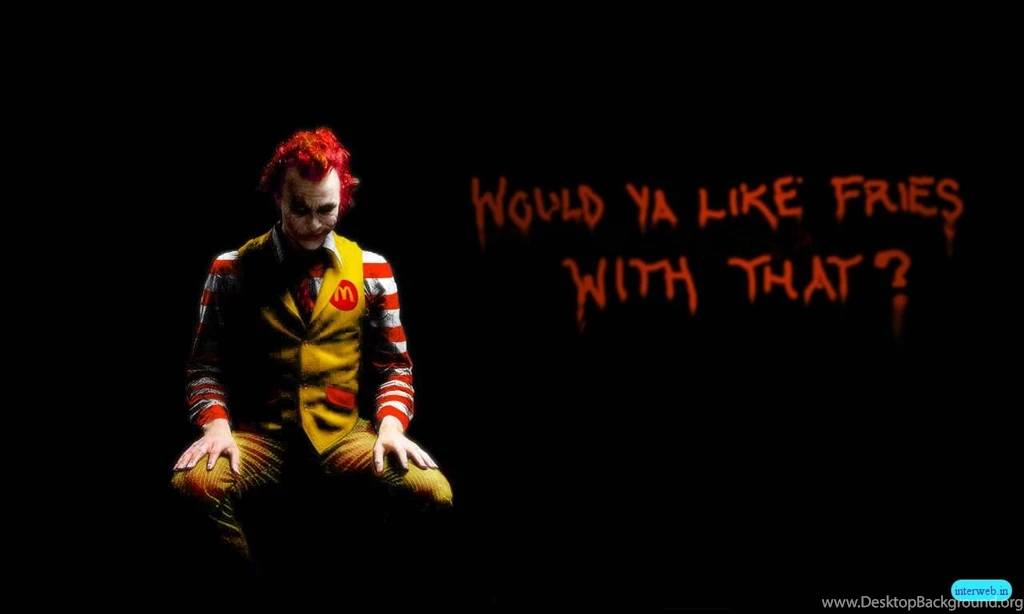 The Joker As Ronald McDonald