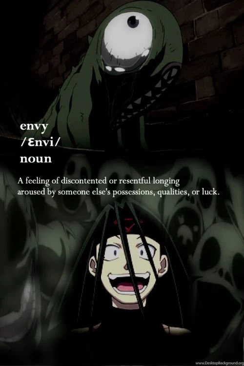 Envy Fullmetal Alchemist Brotherhood (Phone... "A Heart Made ...