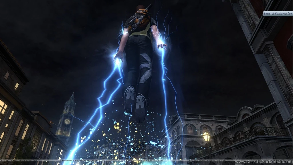 InFAMOUS 2 – Flying With Electricity Wallpapers