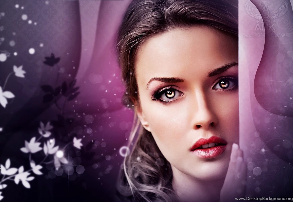 Face Beautiful Beauty Woman Girl Fantasy Eyes Wallpapers ...
