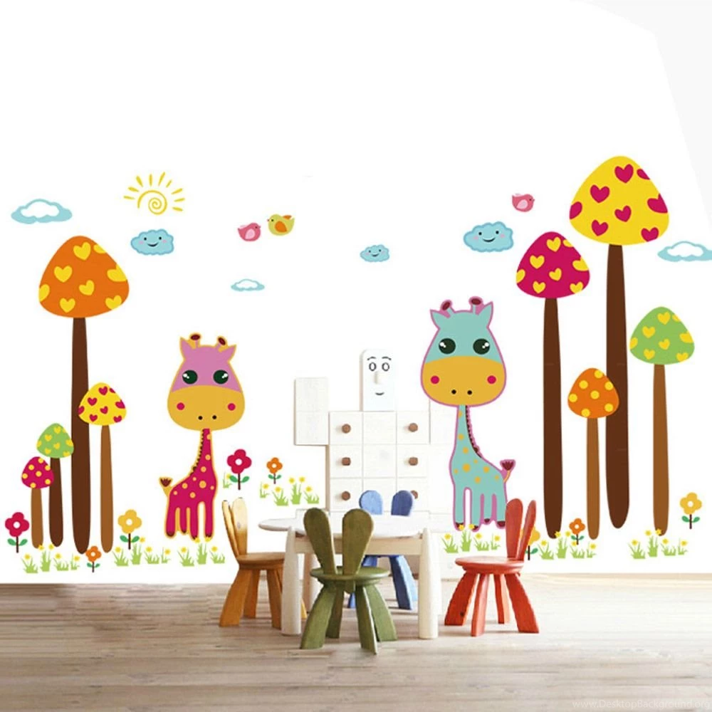 Popular Giraffe Wallpapers Buy Cheap Giraffe Wallpapers Lots From ...