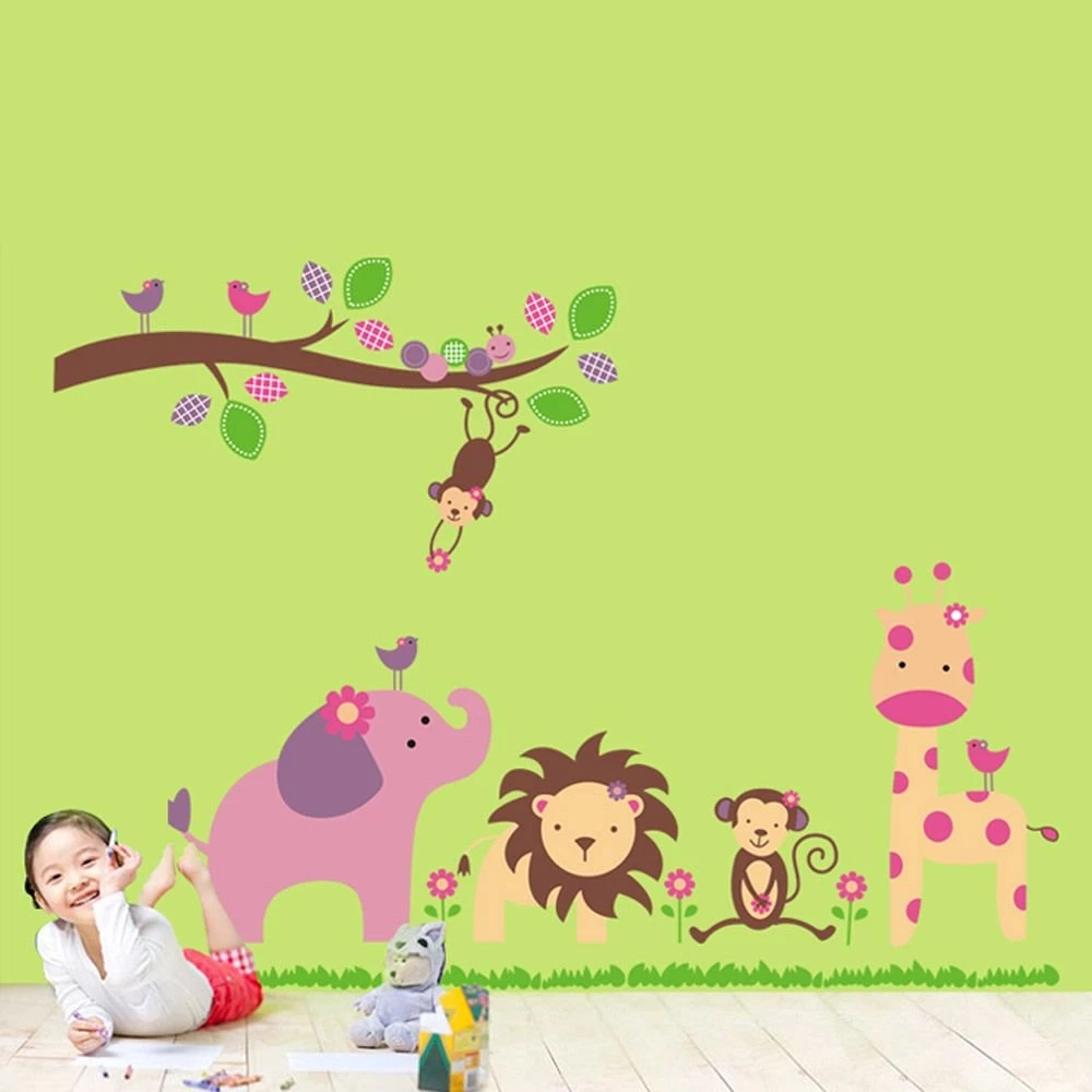 Giraffe elephant monkey. Постер для детской комнаты на стену. Обои с обезьянками на стену. Детские обои обезьянки. Обои с обезьянами в детскую.
