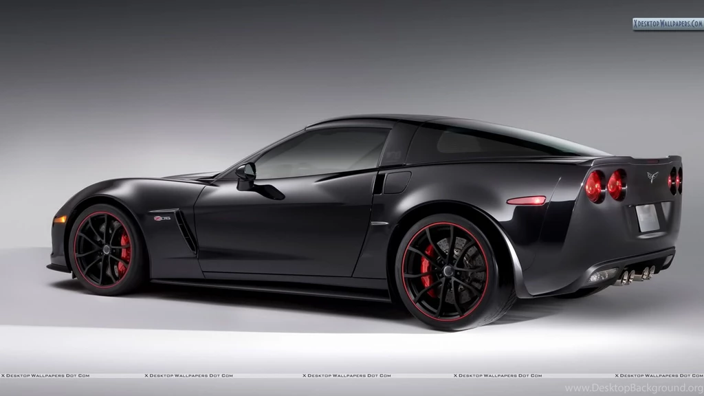 Black Chevrolet Centennial Edition Corvette Z06 Side Pose Wallpapers