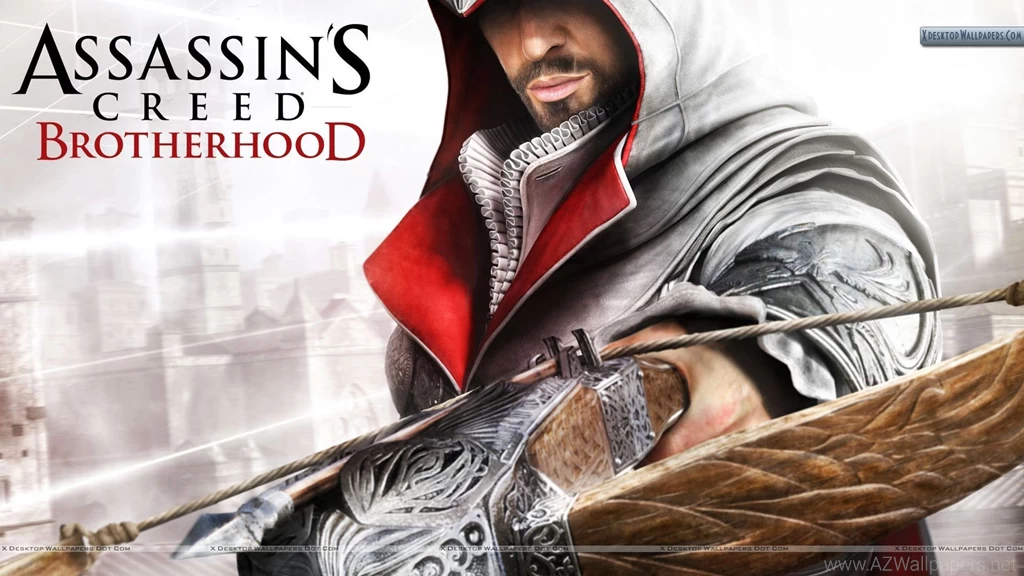 Ezio With Crossbow In Assassins Creed Brotherhood Wallpapers
