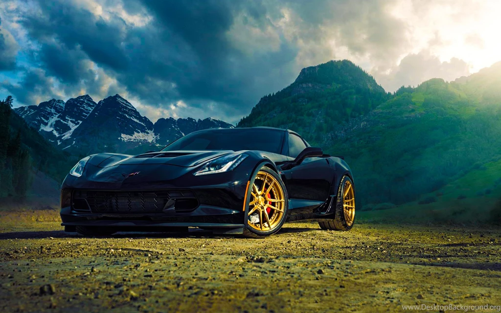 HD Backgrounds Chevrolet Corvette Z06 Back Mountain Front View ...