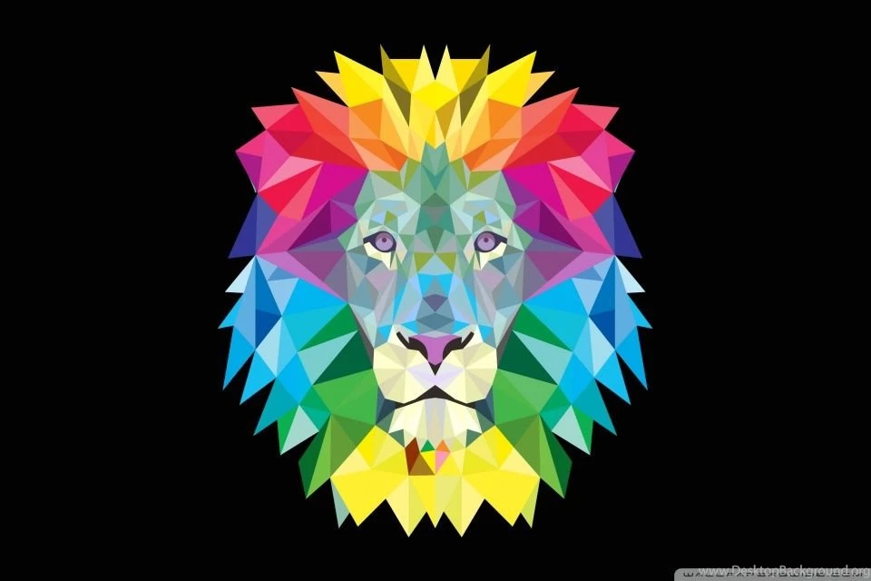 Vector Lion HD Desktop Wallpapers : Widescreen : High Definition ...