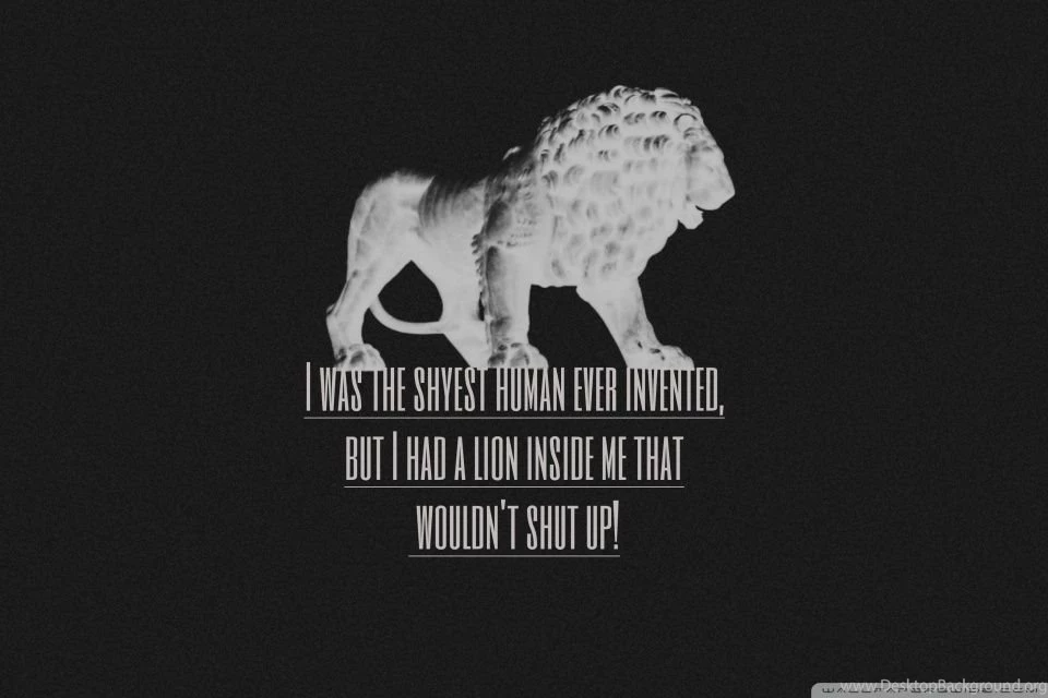The Lion Inside Of Me 1 HD Desktop Wallpapers : Widescreen : High ...