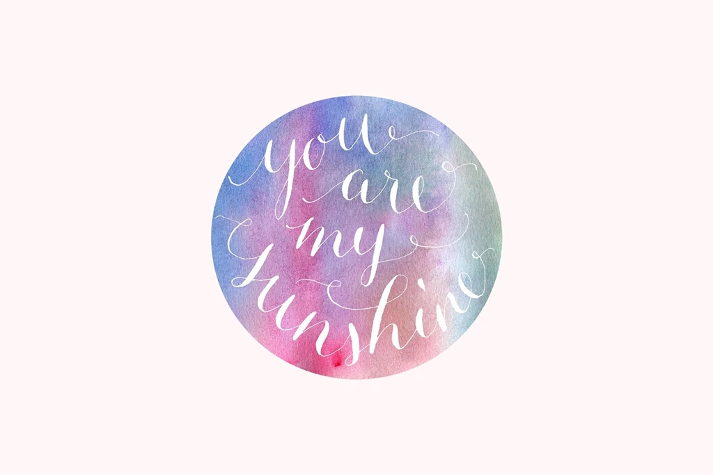 Watercolor + Calligraphy Desktop Wallpapers