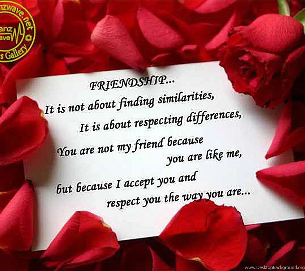 Friendship Flower Quotes Wallpapers Free Downl