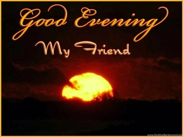 Good Evening Message Wallpapers