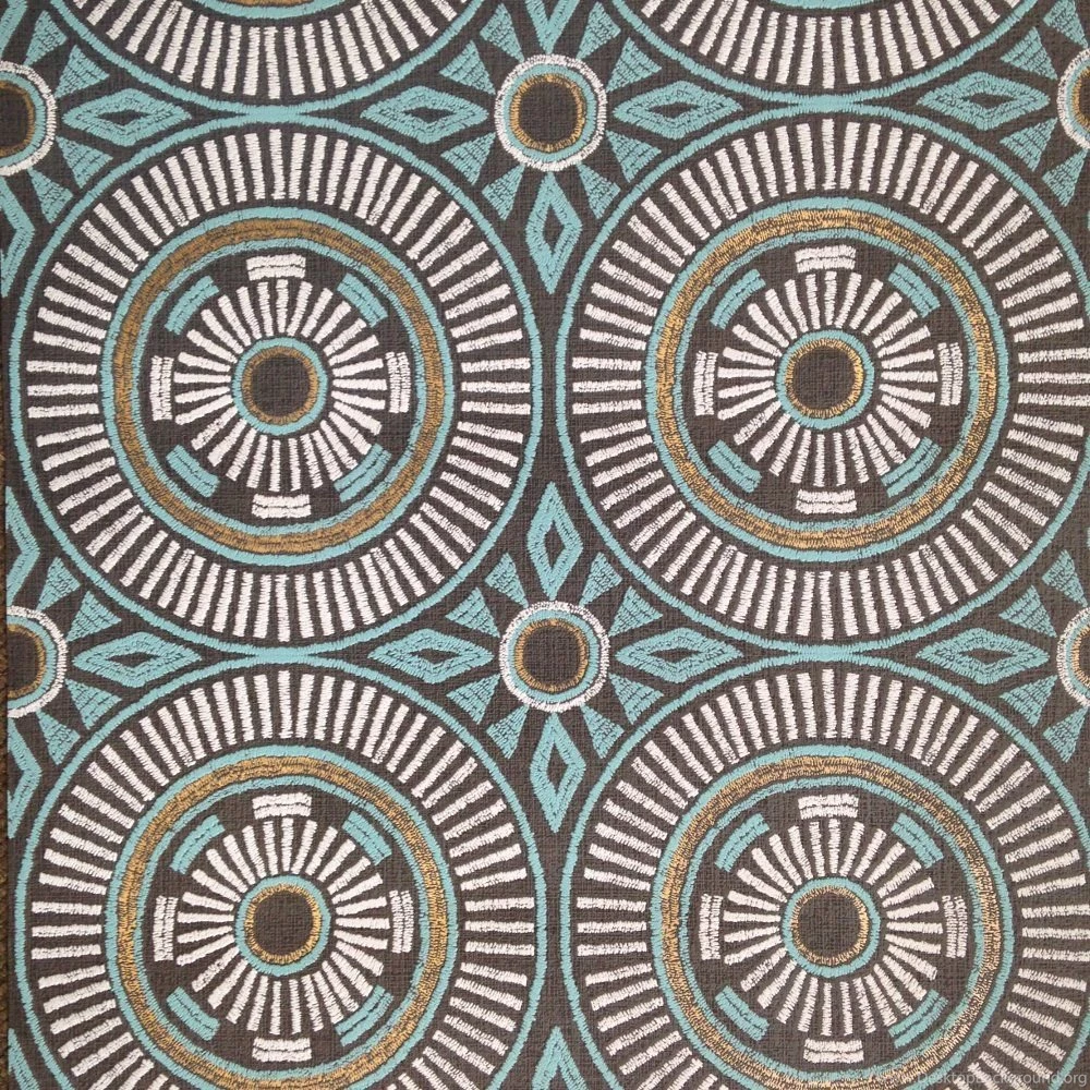 Direct Aztec Fabric Style Inca Tribal Motif Vinyl Wallpapers J11605