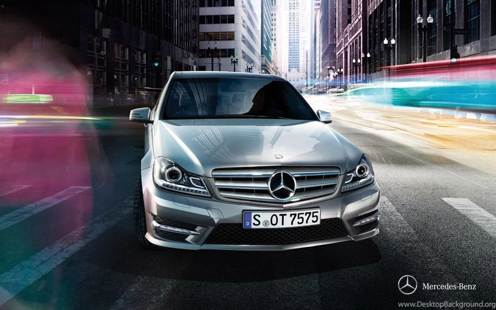Mercedes   Benz C Class 30785   Automotive Wallpapers   Traffic