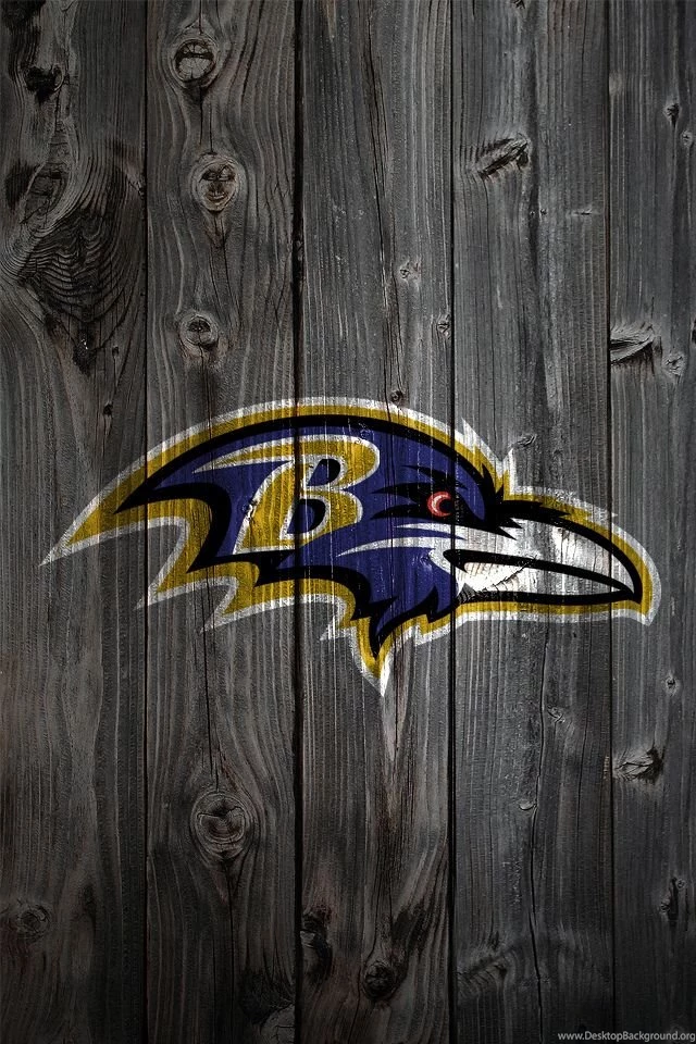 Baltimore Ravens Wood iPhone 4 Backgrounds