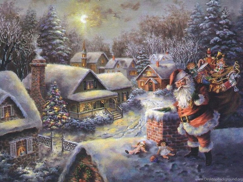 Christmas Scenes 18 Free Wallpapers Hivewallpaper.com