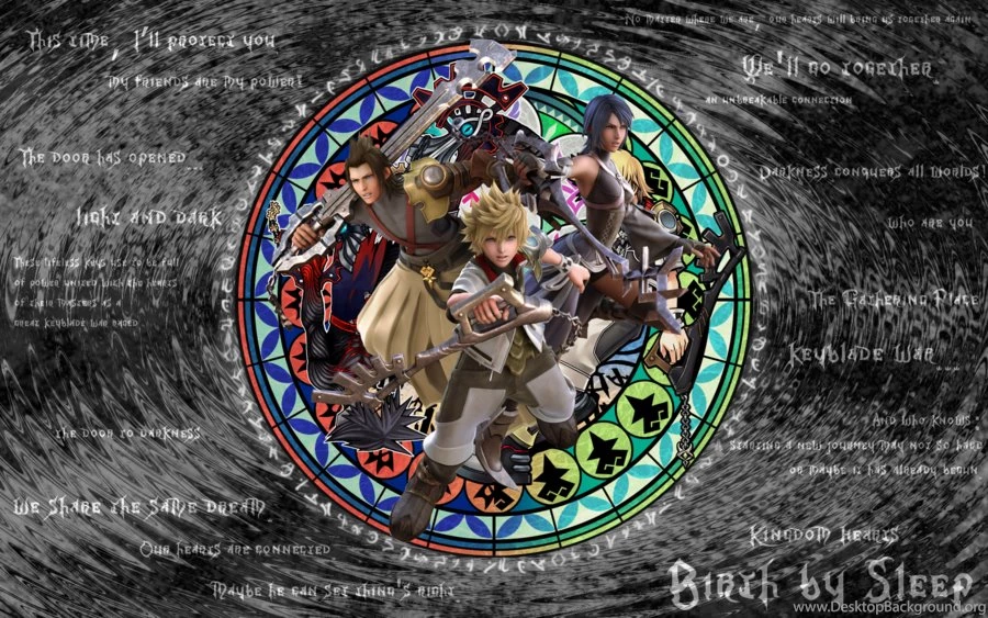 KH:BBS  Wallpapers 1 By Axellea On DeviantArt